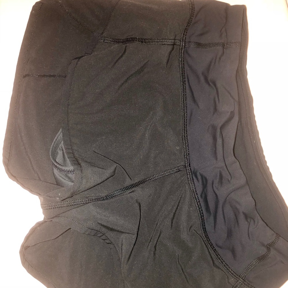 lululemon athletica running “speed up” shorts